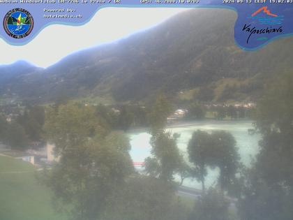 Le Prese: Webcam Lago di POSCHIAVO