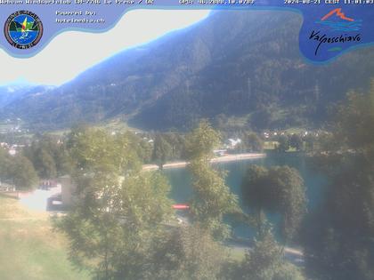 Le Prese: Webcam Lago di POSCHIAVO