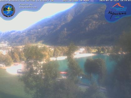 Le Prese: Webcam Lago di POSCHIAVO