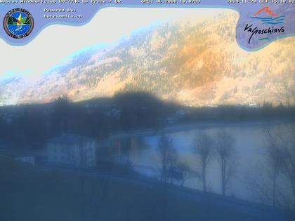 Le Prese: Webcam Lago di POSCHIAVO