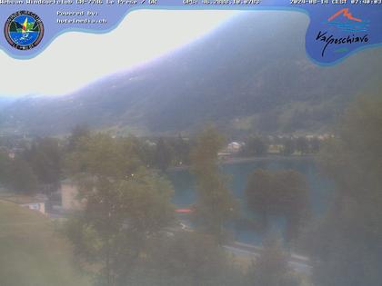 Le Prese: Webcam Lago di POSCHIAVO