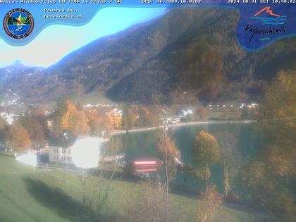 Le Prese: Webcam Lago di POSCHIAVO