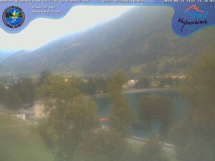 Le Prese: Webcam Lago di POSCHIAVO