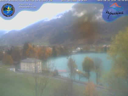 Le Prese: Webcam Lago di POSCHIAVO