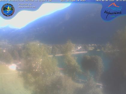 Le Prese: Webcam Lago di POSCHIAVO