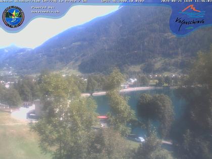 Le Prese: Webcam Lago di POSCHIAVO