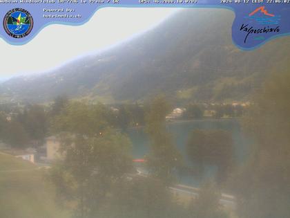 Le Prese: Webcam Lago di POSCHIAVO