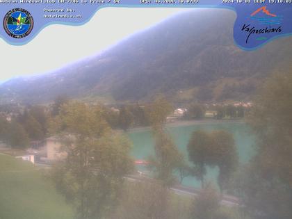 Le Prese: Webcam Lago di POSCHIAVO