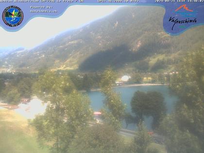 Le Prese: Webcam Lago di POSCHIAVO