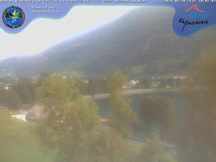 Le Prese: Webcam Lago di POSCHIAVO