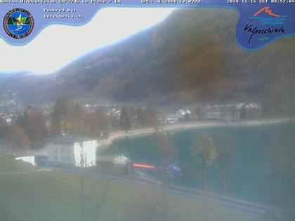 Le Prese: Webcam Lago di POSCHIAVO