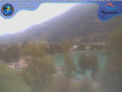 Le Prese: Webcam Lago di POSCHIAVO