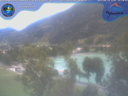 Le Prese: Webcam Lago di POSCHIAVO