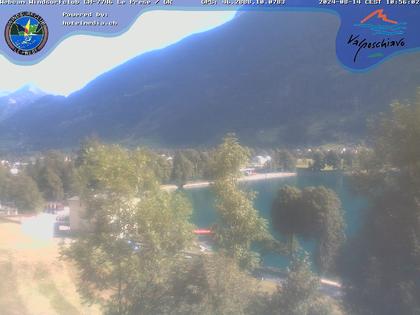 Le Prese: Webcam Lago di POSCHIAVO