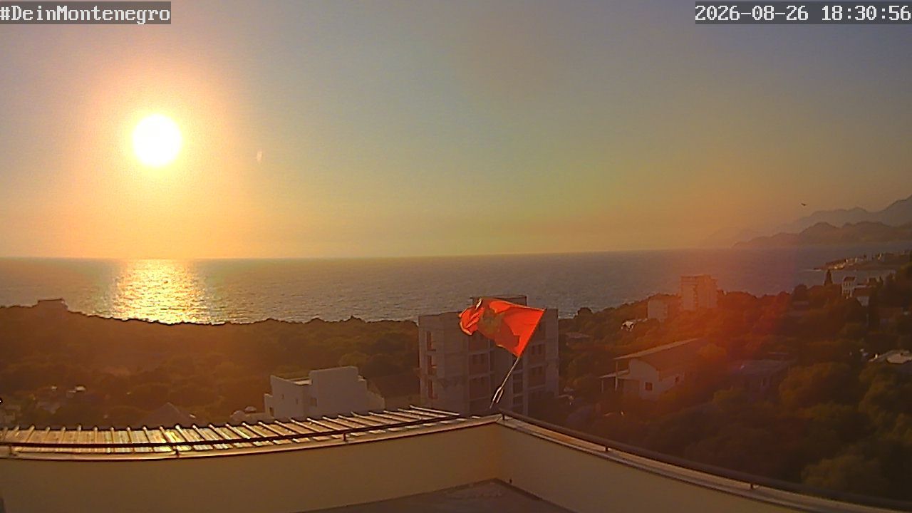 Traffic Cam Busat › North-West: Uvala maslina - Utjeha - Adriatic Sea