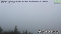 Partenkirchen: Wankhaus - Garmisch - Blick nach S�dwesten zur Zugspitze - Day time