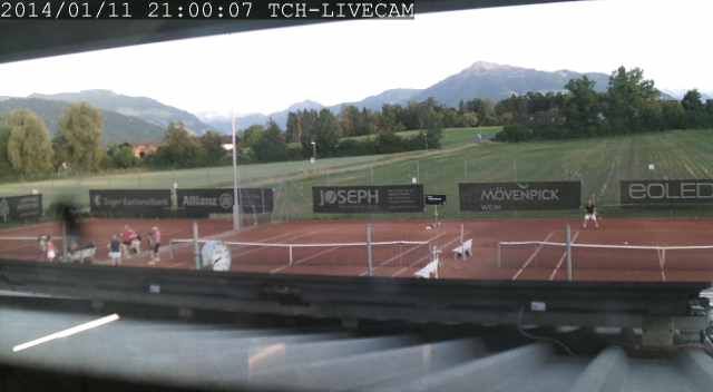 Hünenberg › Süden: Tennisclub Hünenberg - Dersbach