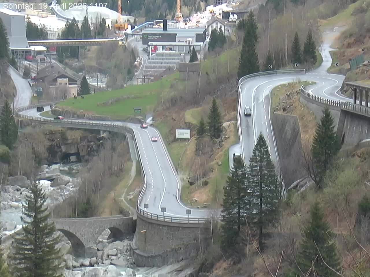 Göschenen › Nordwesten: Schöllenen - Uri, Schweiz: Gotthardstrasse, Schöllenenschlucht, Kanton Uri