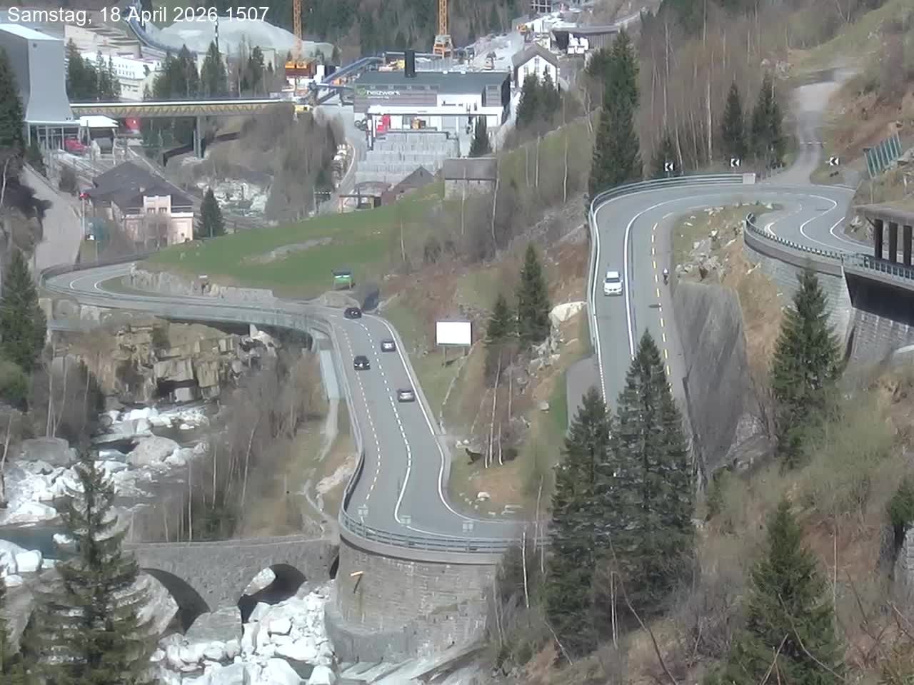 Göschenen › Nordwesten: Schöllenen - Uri, Schweiz: Gotthardstrasse, Schöllenenschlucht, Kanton Uri