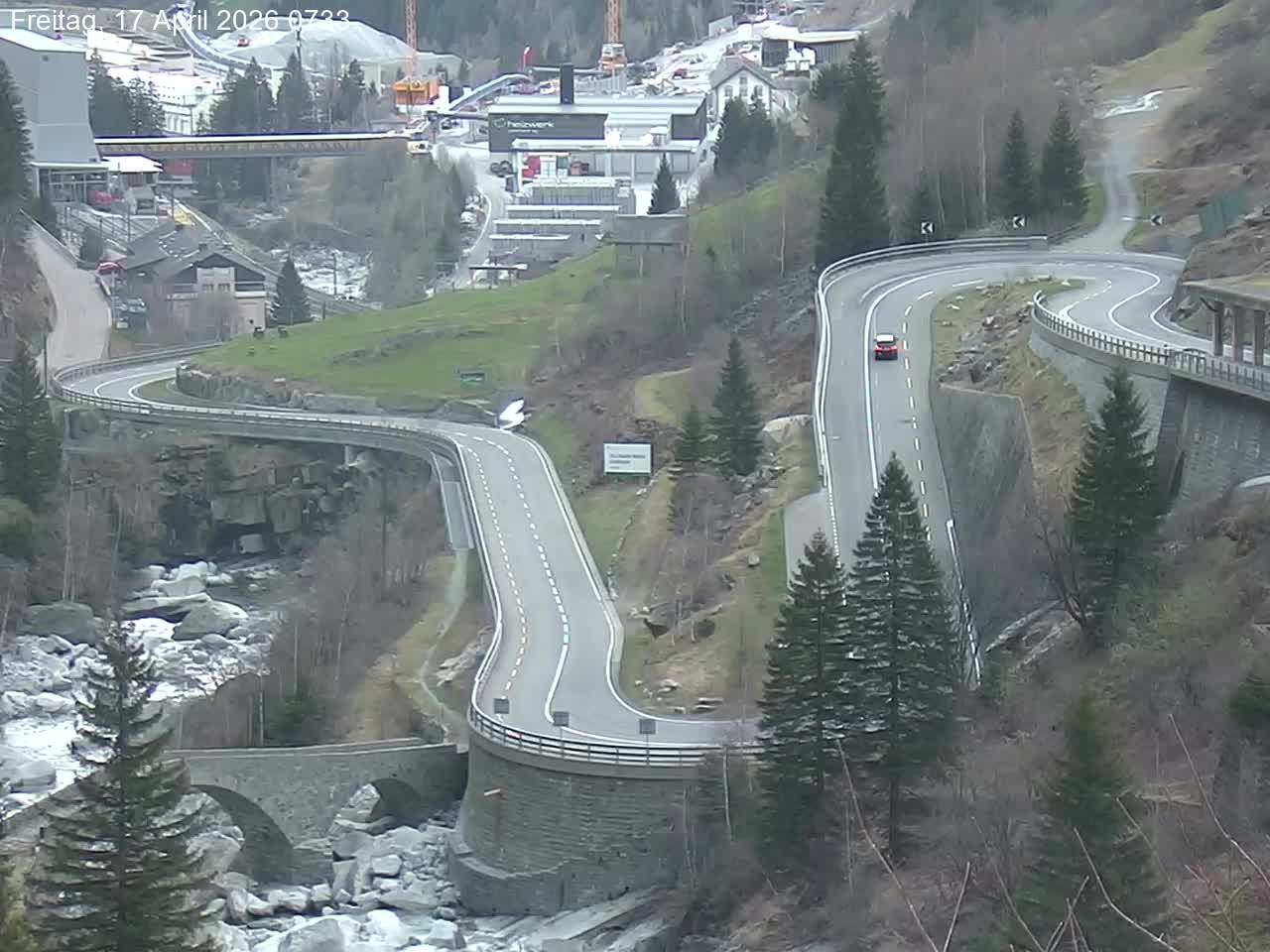Göschenen › Nordwesten: Schöllenen - Uri, Schweiz: Gotthardstrasse, Schöllenenschlucht, Kanton Uri