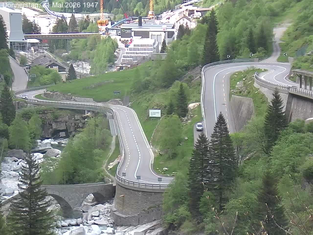 Göschenen › Nordosten: Schöllenenmätteli-Brücke - Gotthard Railway-Tunnel Entrance Göschenen