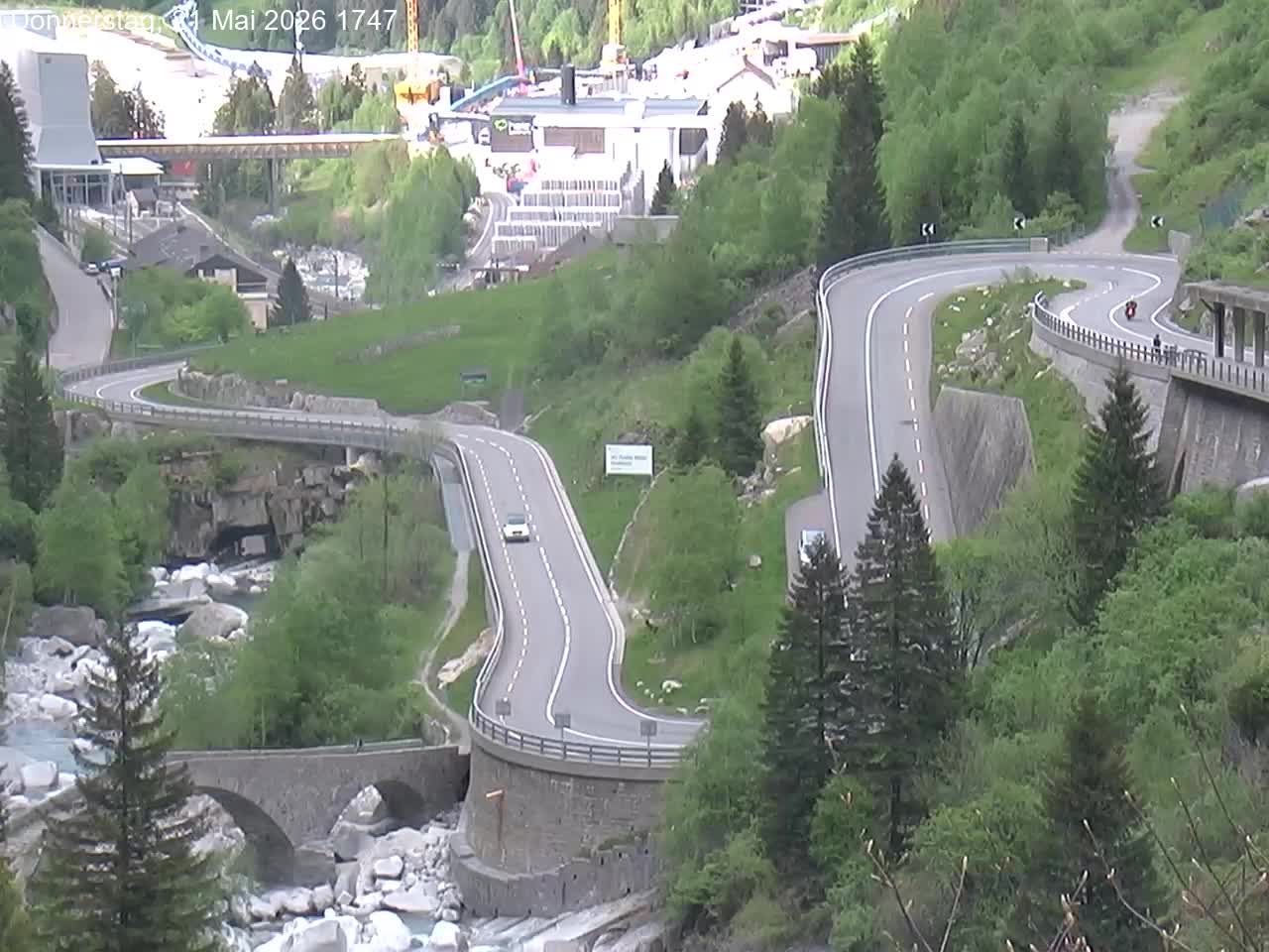Göschenen › Nordosten: Schöllenenmätteli-Brücke - Gotthard Railway-Tunnel Entrance Göschenen