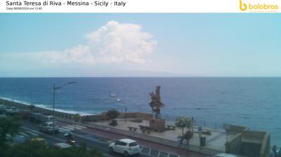 immagine della webcam nei dintorni di Giardini-Naxos: webcam Santa Teresa di Riva