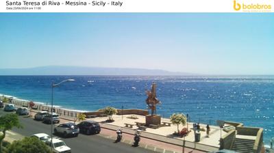 immagine della webcam nei dintorni di Reggio Calabria: webcam Santa Teresa di Riva