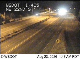 Traffic Cam Bellevue: I-405 at MP 14.6: NE 22nd St