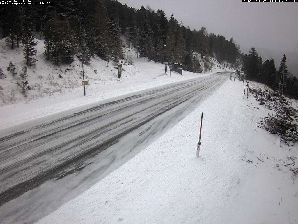 Traffic Cam Turracher Hohe: B 95 Turracherstraße