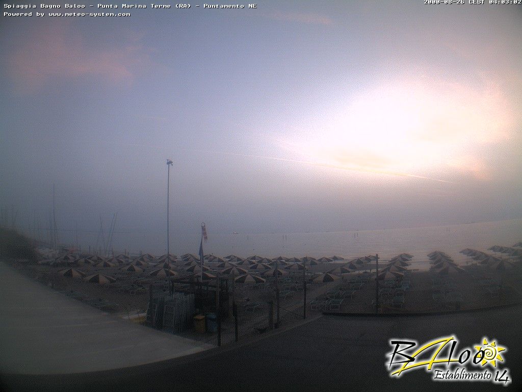 Traffic Cam Punta Marina Terme › North-East: Bagno Baloo