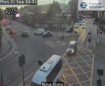 Traffic Cam London: Nine Elms