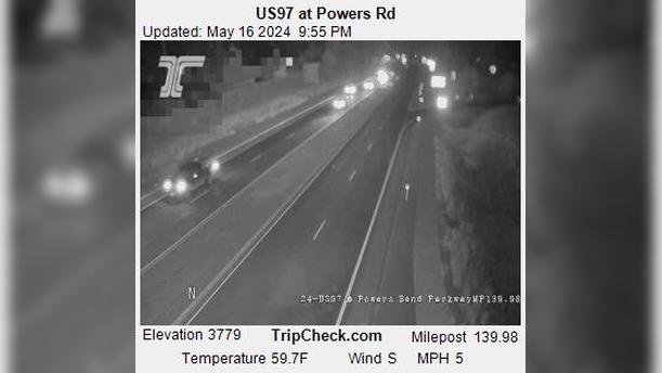 Traffic Cam Bend: US 97 at Powers Rd