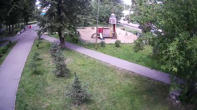 Daylight webcam view from Irkutsk: Иркутск Иркутская область, Россия: Онлайн камера в парке Победы в Иркутске