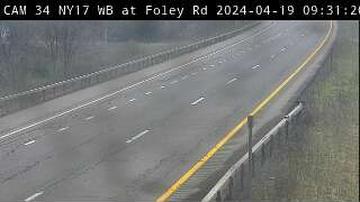 Traffic Cam Fivemile Point › West: NY 17 at VMS 7 (Foley Road WB)