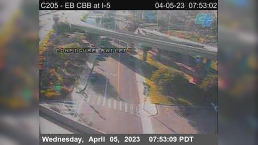 Traffic Cam San Diego › East: C205) SR-75 : I-5