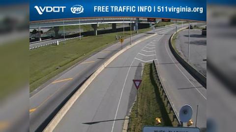 Traffic Cam Portsmouth: Midtown Tunnel - Ramps at VA-164