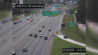 Jacksonville Traffic: I-295 E at N JTB