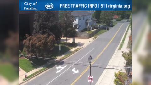 Fairfax Traffic: Main & Oak Webcam