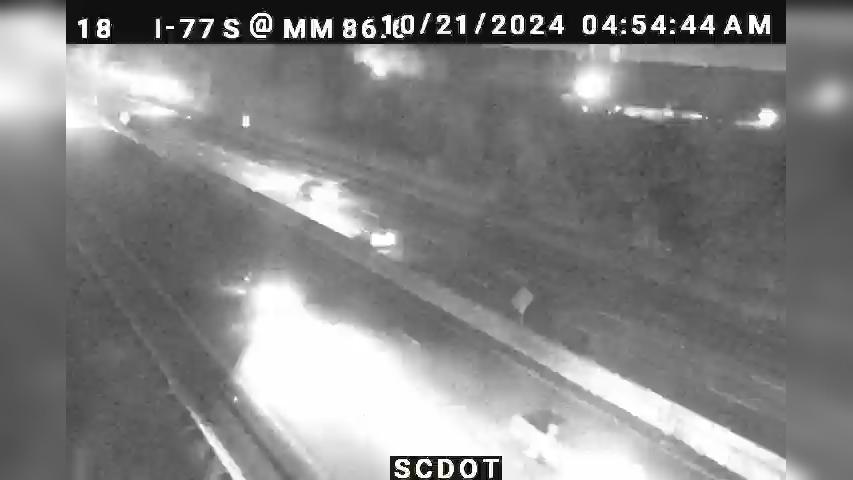 Traffic Cam Carowood: I-77 S @ MM 86.6