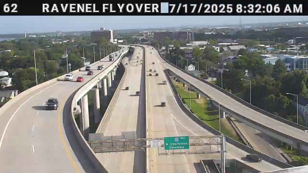 Traffic Cam Charleston: I-26 E. @ MM 220 (Ravenel Bridge Entrance)