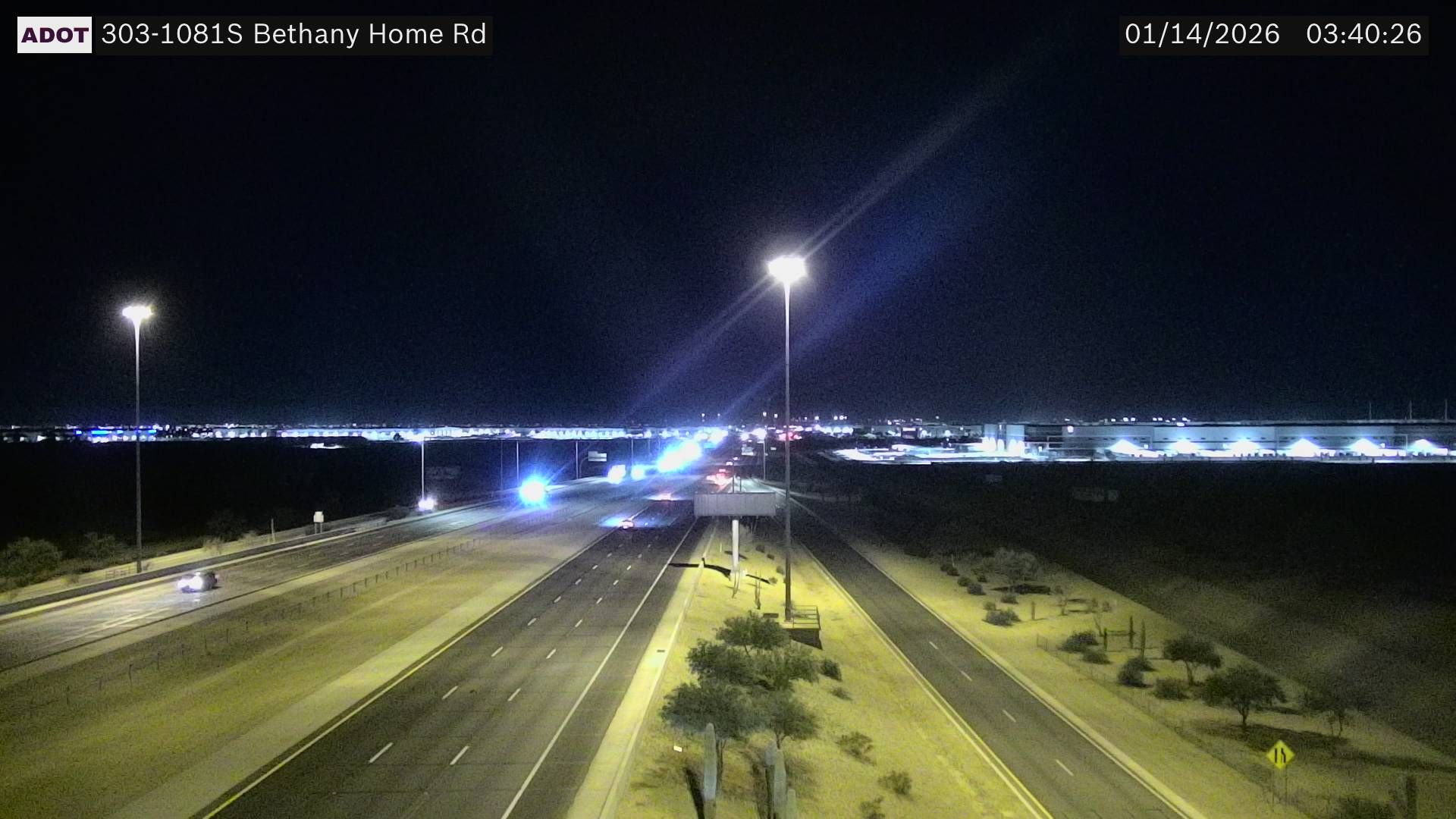 Traffic Cam Citrus Park › South: L-303 SB 108.14 @BETHANY HOME