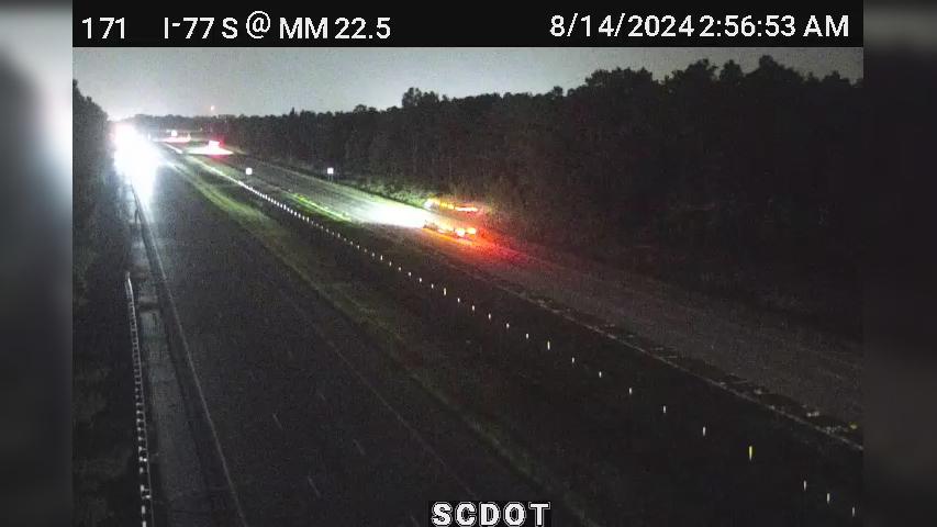 Traffic Cam North Pines: I-77 S @ MM 22.5