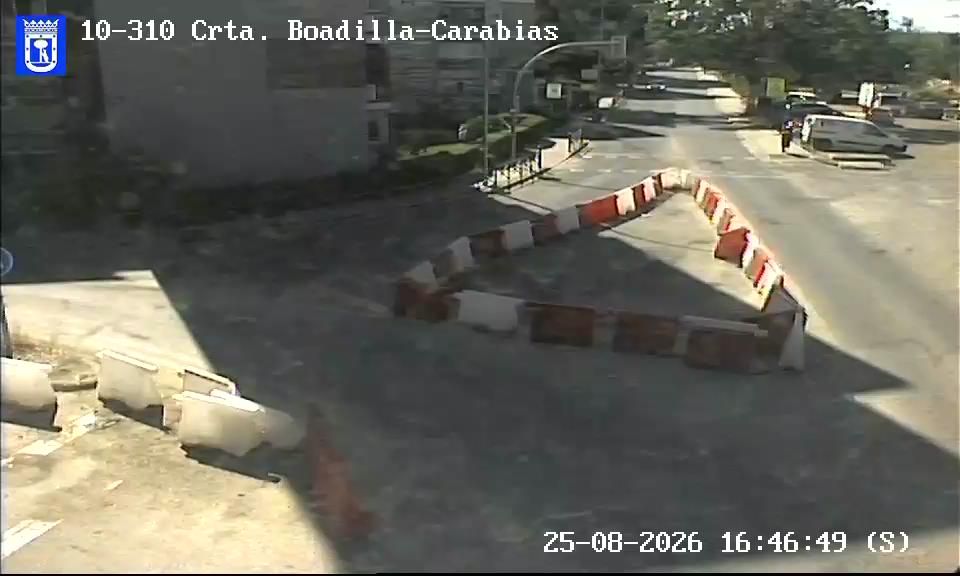 Traffic Cam Arroyo Meaques: CTRA BOADILLA DEL MONTE - CARABIAS