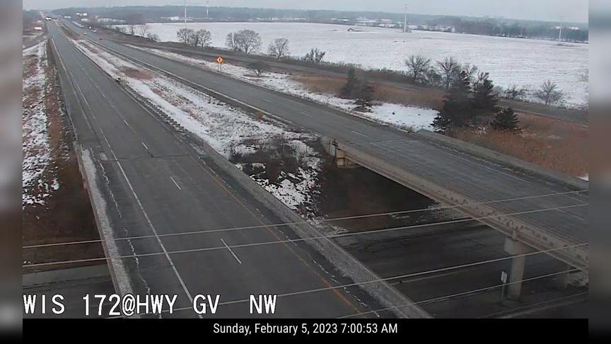 Traffic Cam Albion: WIS 172 at County GV