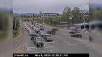 Courtenay > West: Hwy 19A at 17th Street Bridge in - looking west - Jour