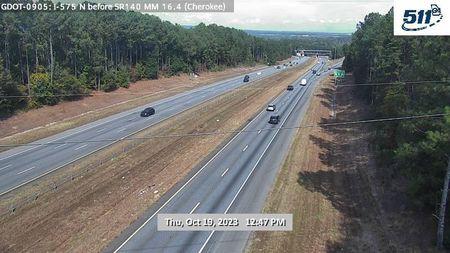 Traffic Cam South Canton: GDOT-CAM-905--1