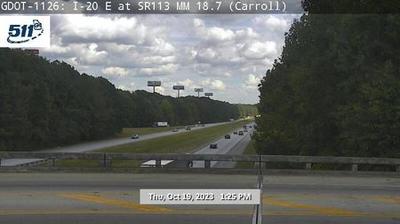 Temple Traffic Watch: I-20 GDOT-