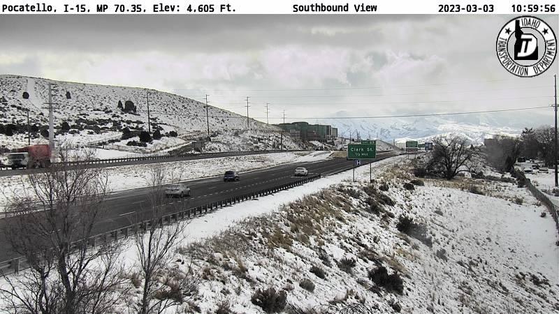 Traffic Cam Pocatello › South: I-15: Monte Vista: South