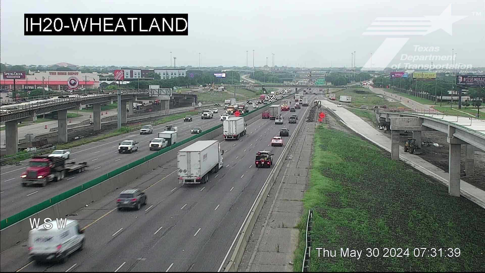 Traffic Cam Dallas › East: I-20 @ Wheatland